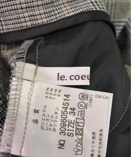 le coeur blanc กางเกงขายาว