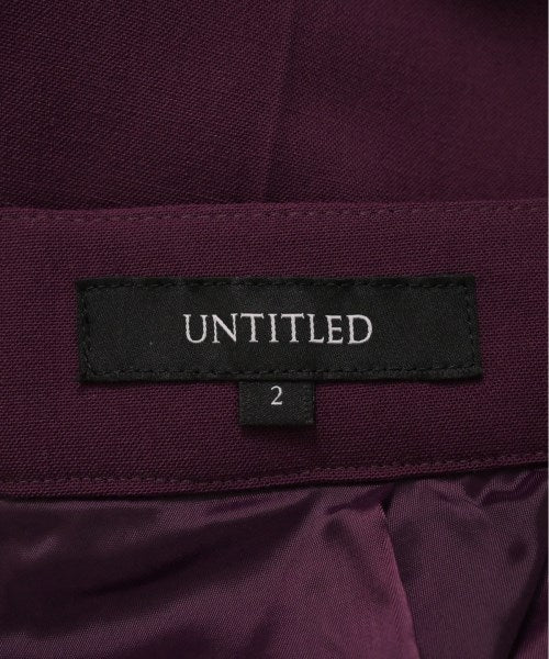 UNTITLED กางเกงขายาว