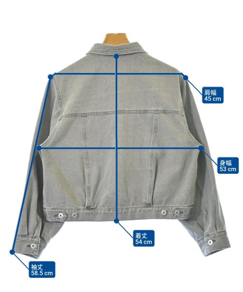 Apuweiser-riche แจ็คเก็ตยีนส์