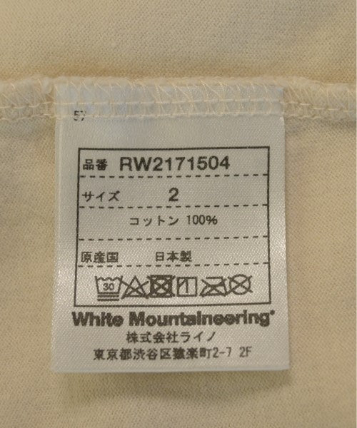 White Mountaineering เสื้อยืด/เสื้อท็อปส์