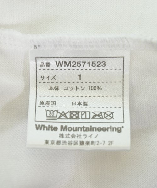 White Mountaineering เสื้อยืด/เสื้อท็อปส์