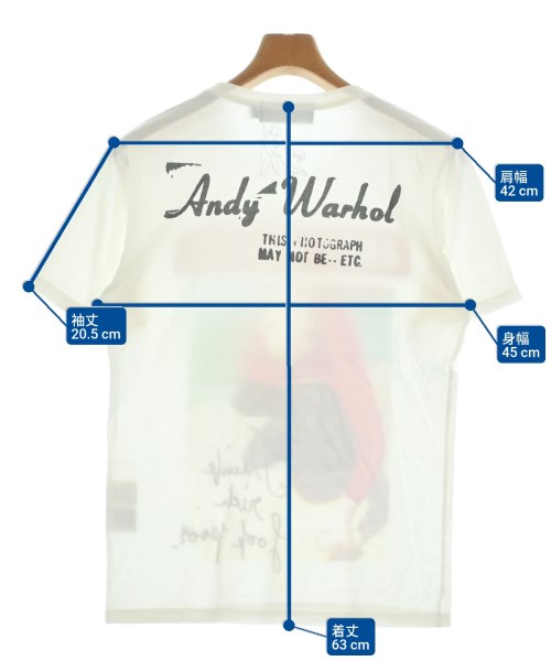 Andy Warhol BY HYSTERIC GLAMOUR เสื้อยืด/เสื้อท็อปส์