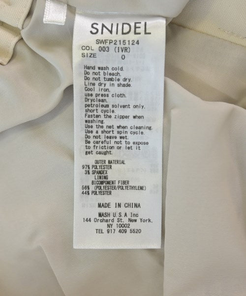 SNIDEL กางเกงขายาว