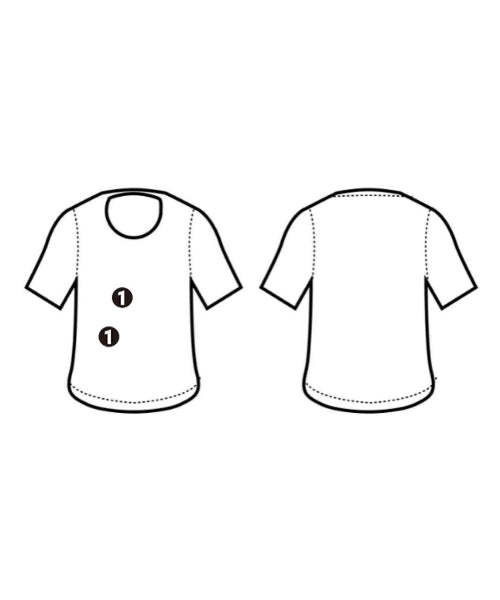 ANREALAGE เสื้อยืด/เสื้อท็อปส์