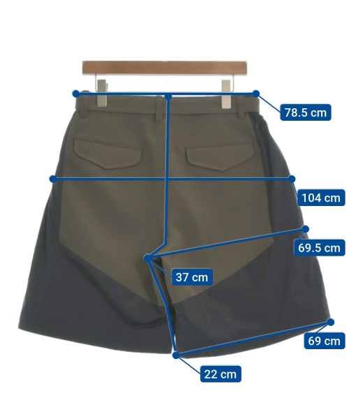 sacai กางเกงขาสั้น