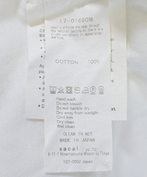 sacai เสื้อยืด/เสื้อท็อปส์