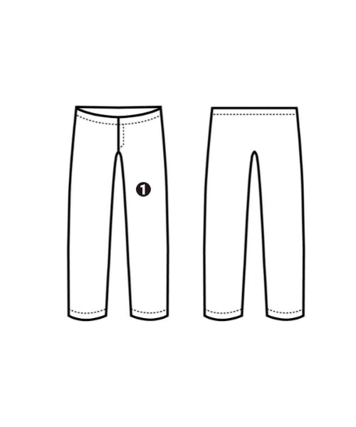 HYKE กางเกงมีกระเป๋าข้างกางเกง2-4 กระเป๋า