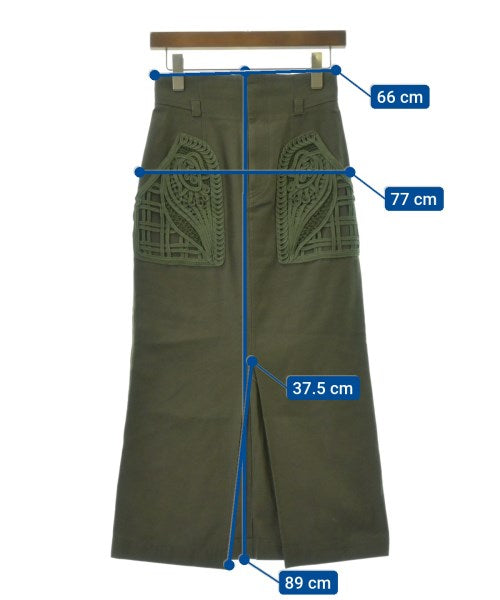 Mame Kurogouchi กระโปรงยาว/แม็กซี่ยาว