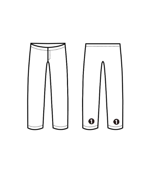 H BEAUTY&YOUTH กางเกงขายาว