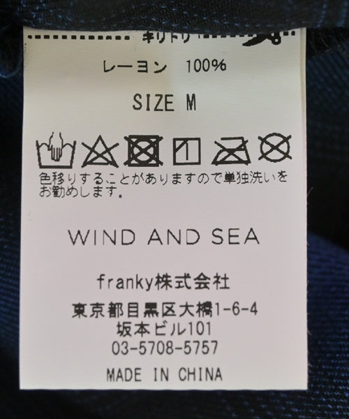 WIND AND SEA เสื้อลำลอง