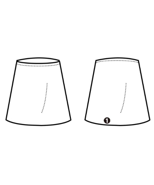 COMME des GARCONS กระโปรงยาวถึงเข่า