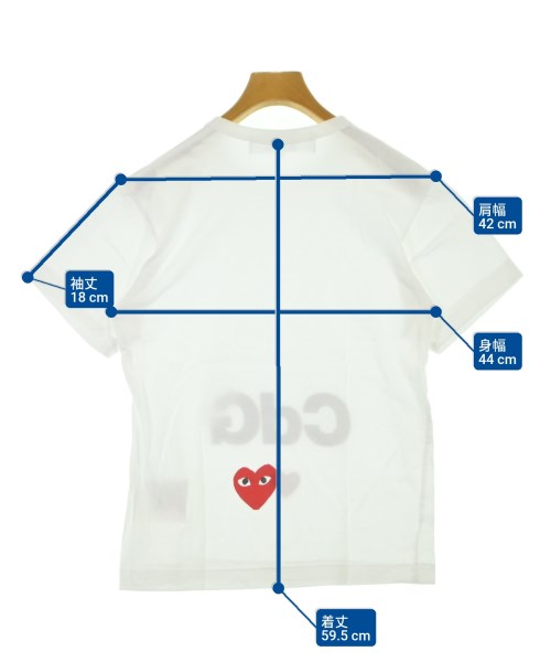 PLAY COMME des GARCONS เสื้อยืด/เสื้อท็อปส์