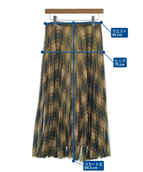 DRIES VAN NOTEN กระโปรงยาว/แม็กซี่ยาว