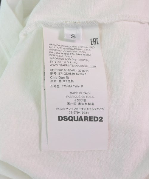DSQUARED เสื้อยืด/เสื้อท็อปส์