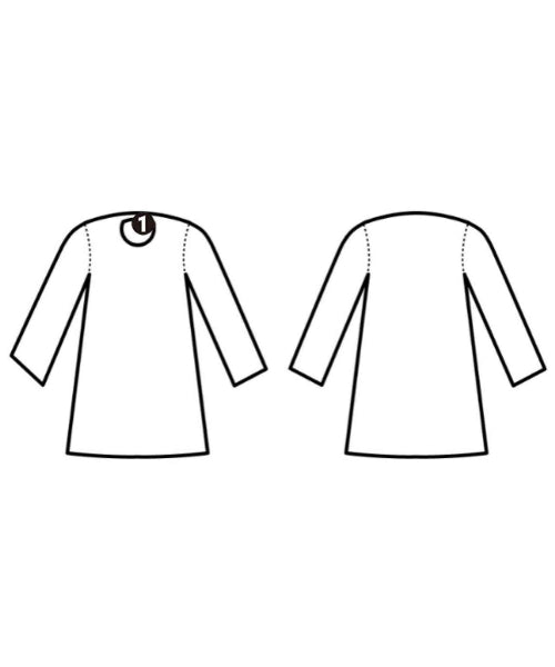 TAKESHI KOSAKA by Y's Pink Label เดรสที่เป็นเสื้อเชิ้ตตัวยาว