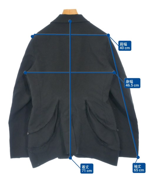 BLACK COMME des GARCONS เบลเซอร์/แจ็คเก็ตสูท