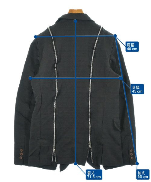 BLACK COMME des GARCONS แจ็คเก็ตลำลอง