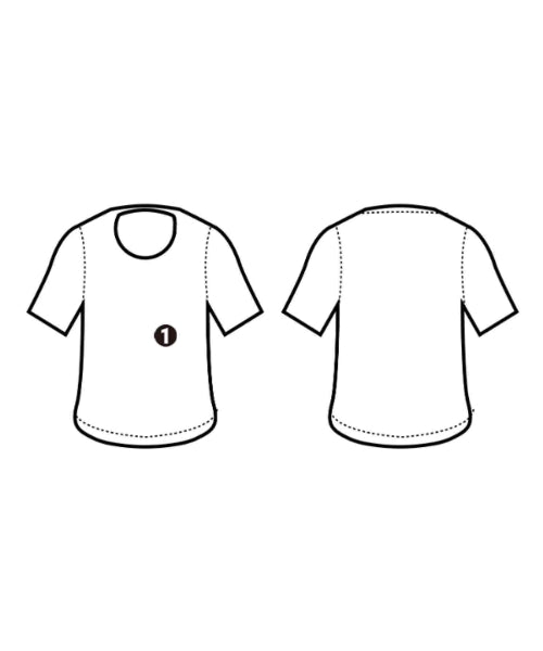 Saint Laurent Paris เสื้อยืด/เสื้อท็อปส์