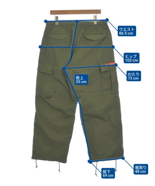 WTAPS กางเกงมีกระเป๋าข้างกางเกง2-4 กระเป๋า