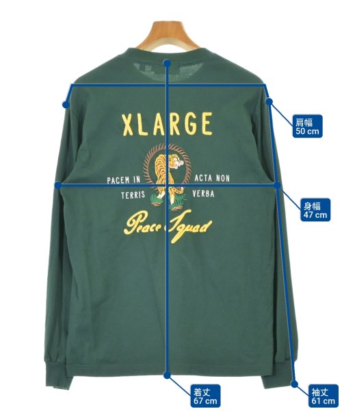 X-LARGE เสื้อยืด/เสื้อท็อปส์
