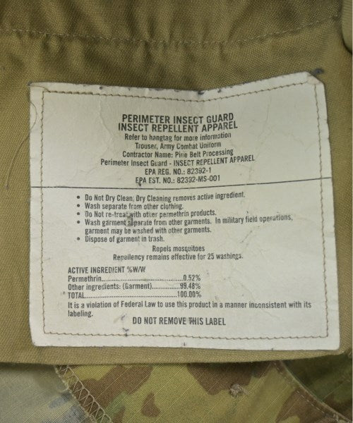 MILITARY กางเกงมีกระเป๋าข้างกางเกง2-4 กระเป๋า