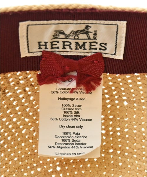 HERMES หมวกฟาง