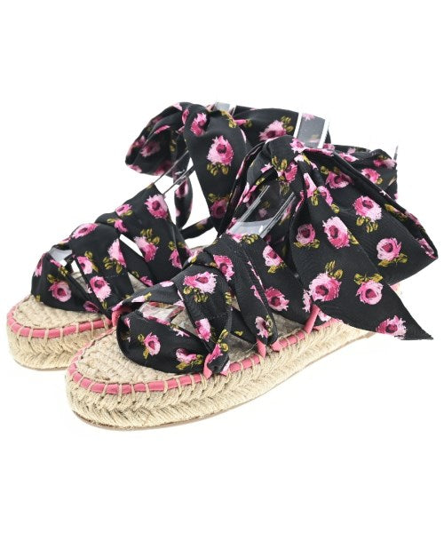 PRADA รองเท้าพื้นเชือกสาน