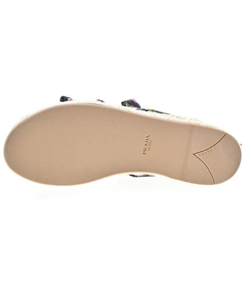 PRADA รองเท้าพื้นเชือกสาน