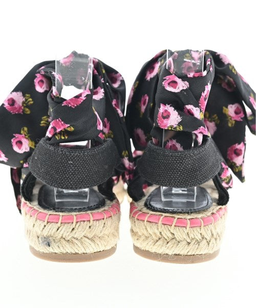 PRADA รองเท้าพื้นเชือกสาน