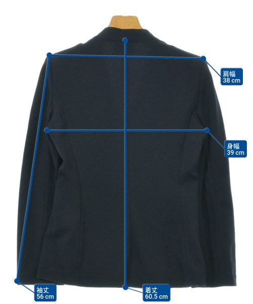 EMPORIO ARMANI แจ็คเก็ตไม่มีปก