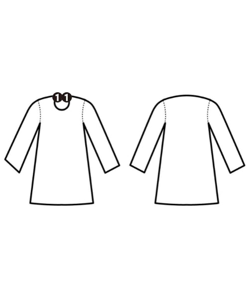 BURBERRY เดรสที่เป็นเสื้อเชิ้ตตัวยาว