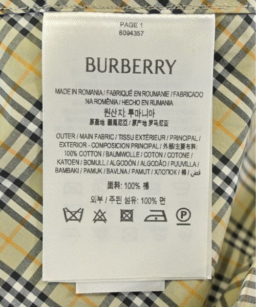 BURBERRY เดรสที่เป็นเสื้อเชิ้ตตัวยาว