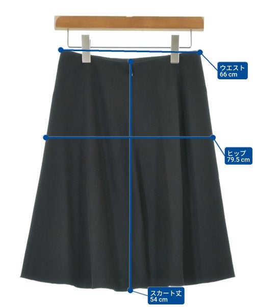 JIL SANDER NAVY กระโปรงยาวถึงเข่า