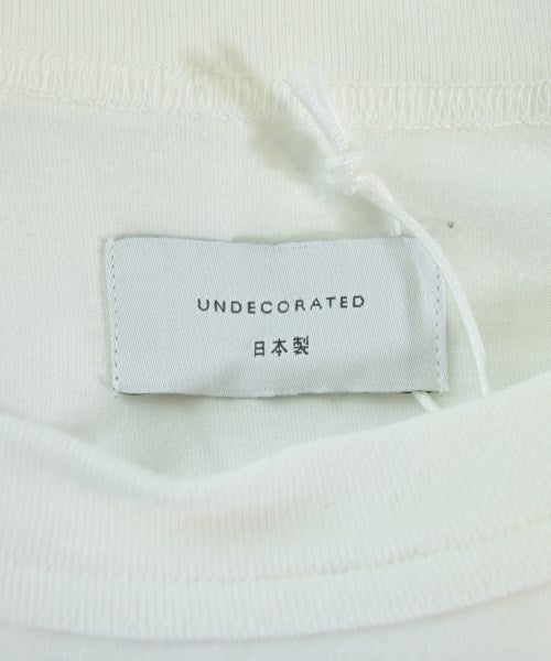 UNDECORATED เสื้อยืด/เสื้อท็อปส์