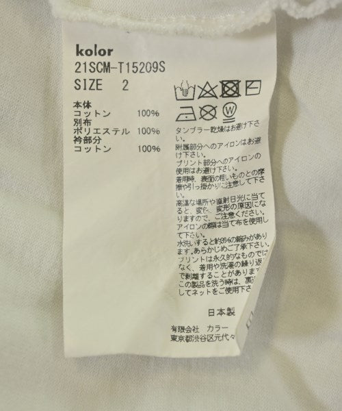 kolor เสื้อยืด/เสื้อท็อปส์