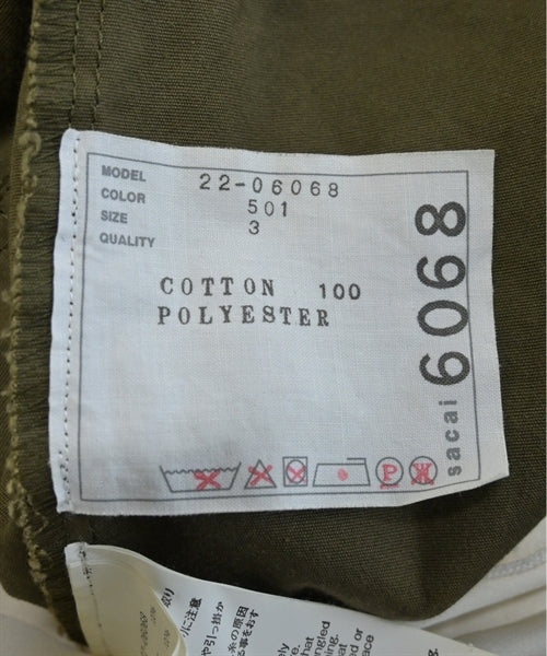 sacai ชุดเอี๊ยม/เสื้อคลุมหลวมๆ/จั๊มสูท