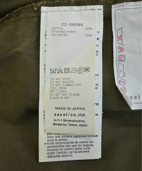 sacai ชุดเอี๊ยม/เสื้อคลุมหลวมๆ/จั๊มสูท