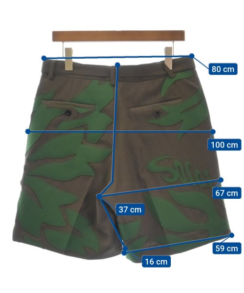 sacai กางเกงขาสั้น