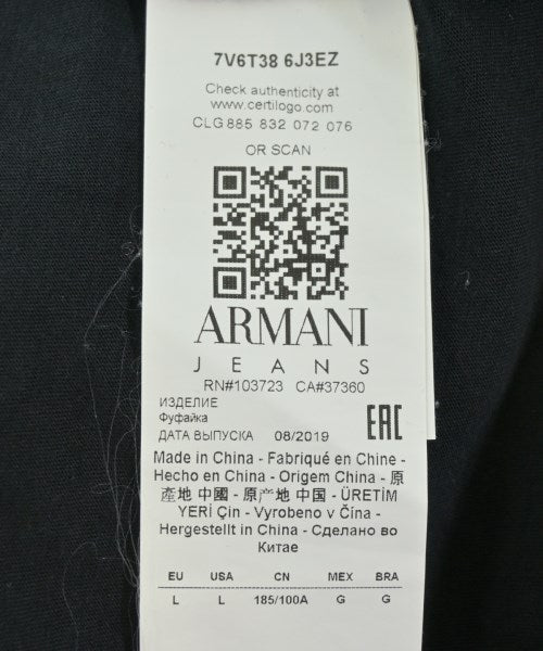 ARMANI JEANS เสื้อยืด/เสื้อท็อปส์