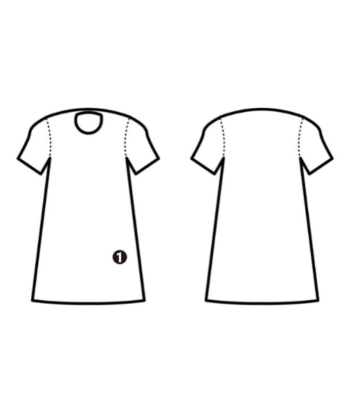 sosotto เดรสที่เป็นเสื้อเชิ้ตตัวยาว