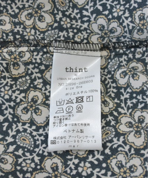 thint by URBAN RESEARCH DOORS เดรสที่เป็นเสื้อเชิ้ตตัวยาว