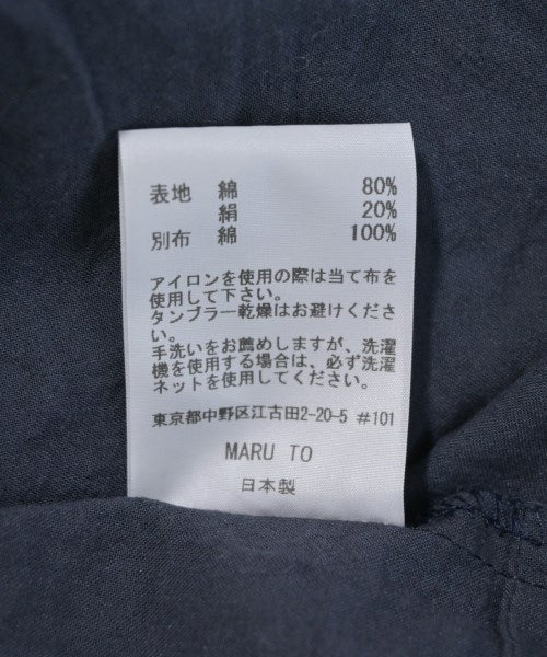 MARU TO เดรสที่เป็นเสื้อเชิ้ตตัวยาว