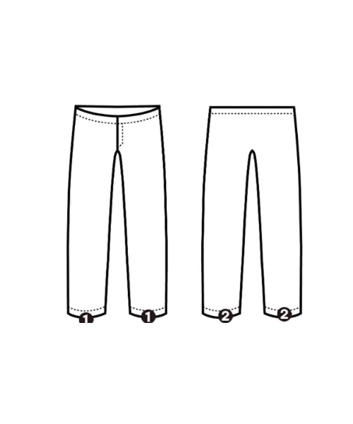 MACPHEE กางเกงมีกระเป๋าข้างกางเกง2-4 กระเป๋า