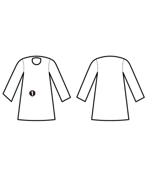 MACPHEE เดรสที่เป็นเสื้อเชิ้ตตัวยาว