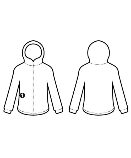 MACPHEE เสื้อฮู้ด
