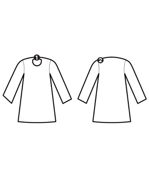 DRESSTERIOR เดรสที่เป็นเสื้อเชิ้ตตัวยาว