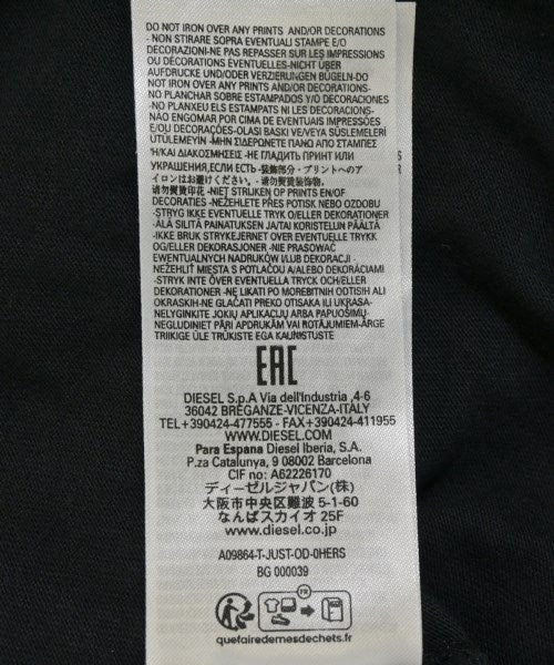 DIESEL เสื้อยืด/เสื้อท็อปส์