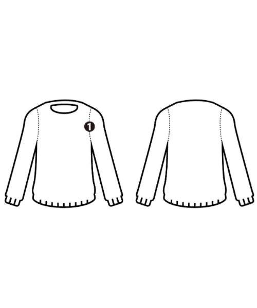 Rouge vif เสื้อกันหนาว