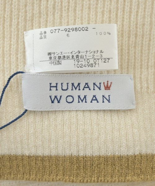 HUMAN WOMAN ผ้าพันคอกันหนาว
