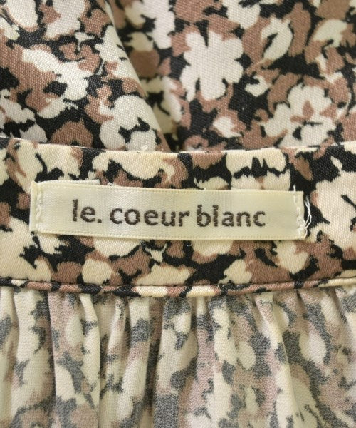 le coeur blanc เดรสที่เป็นเสื้อเชิ้ตตัวยาว